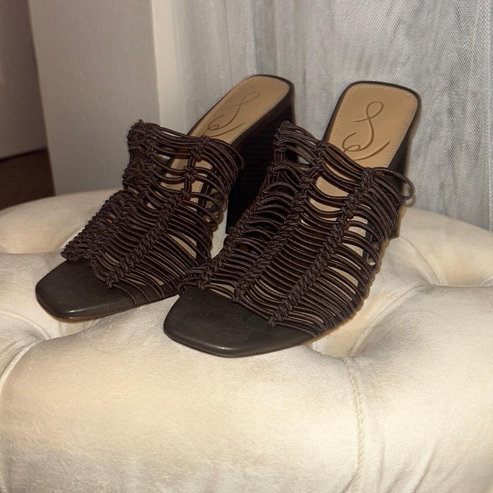 Sam Edelman Chunky Brown Heel